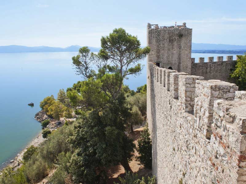 Castiglione del lago, la fortezza medievale del Leone